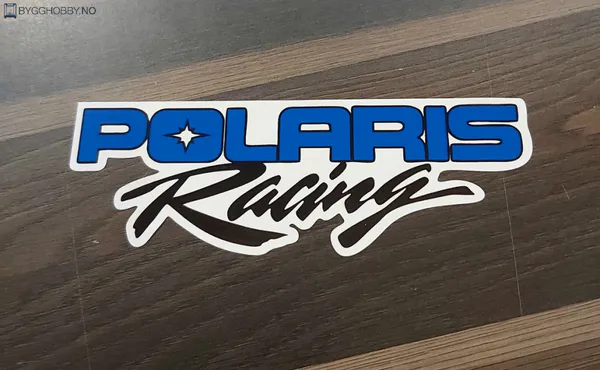 Hovedbilde Polaris Racing Klistremerke