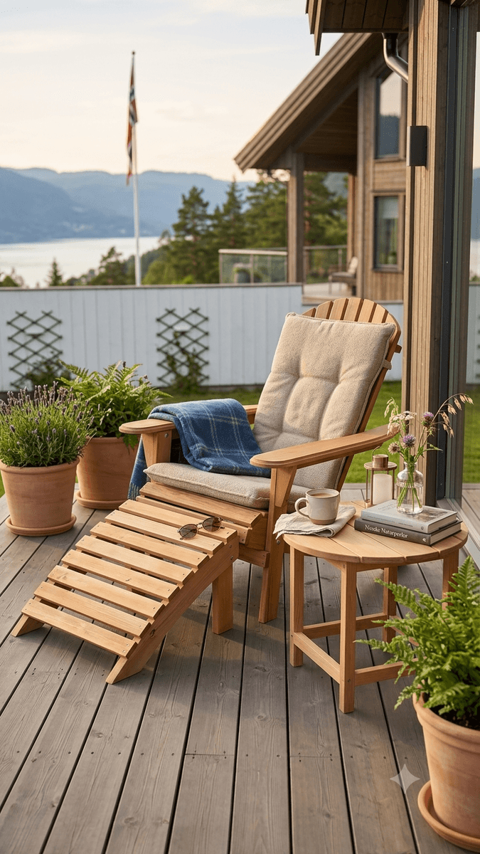 Woods adirondack sammenleggbar